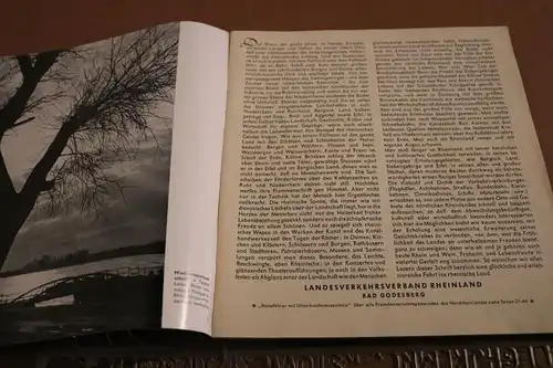 tolles altes Touristenheft Das Rheinland 50-60er Jahre 