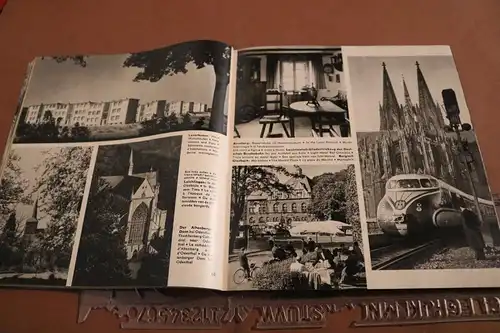 tolles altes Touristenheft Das Rheinland 50-60er Jahre