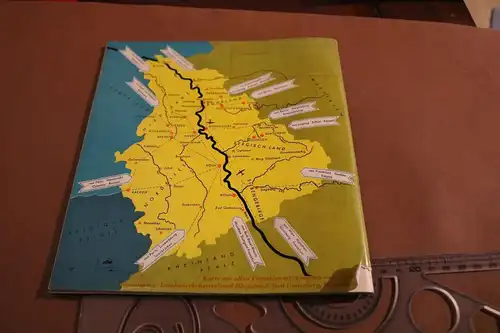 tolles altes Touristenheft Das Rheinland 50-60er Jahre 