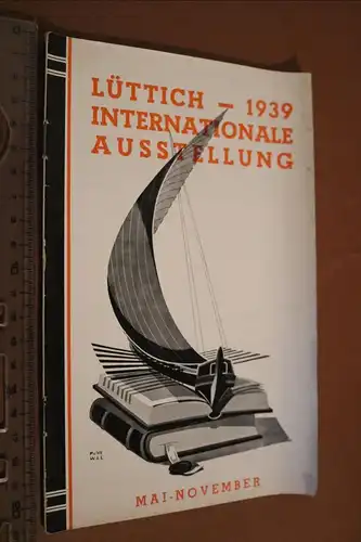 altes Heft - Lüttich 1939  Internationale Ausstellung - Albert-Kanal