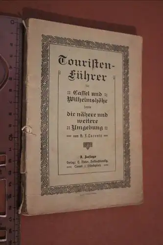 toller alter Touristenführer Cassel und Wilhelmshöhe  von 1911