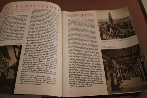 tolles altes Werbeheft + Beiblatt und Sammelbild - Belgien und Großh. Luxemburg