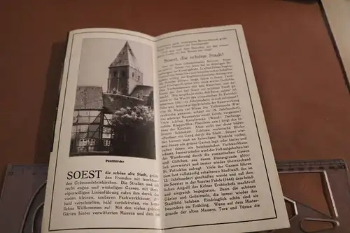 tolles altes Werbeheft - Soest und Möhnetalsperre - 30er Jahre ?