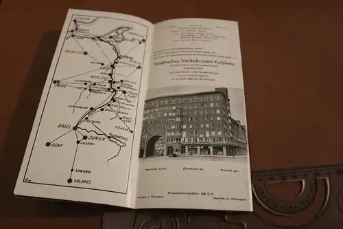 tolles altes Werbeheft - Koblenz an Rhein und Mosel  50-60er Jahre