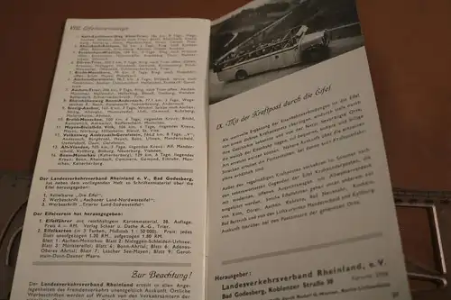 tolles altes Werbeheft -  Die Eifel - 30er Jahre