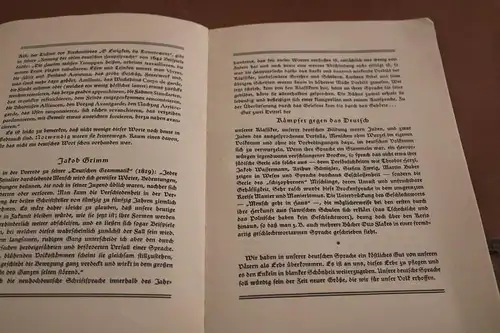 altes Info-Heft - Die deutsche Sprache - Ursprung und Werdegang - H. Balzer 