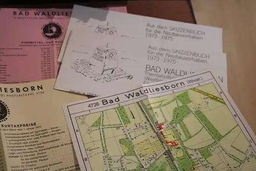 alte Werbeprospekte - Bad Wald Liesborn 1974