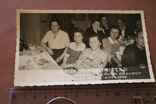 tolles altes Foto Hausfrauen-Nachmittag - Werner Knauber ?1950