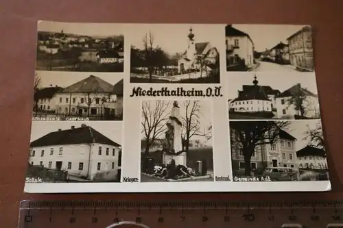 alte Karte - Ansichten Niederthalheim O.Ö. 1958