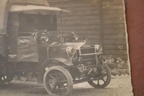 tolles altes Foto  Oldtimer LKW Marke Albion - 1910-20 ??