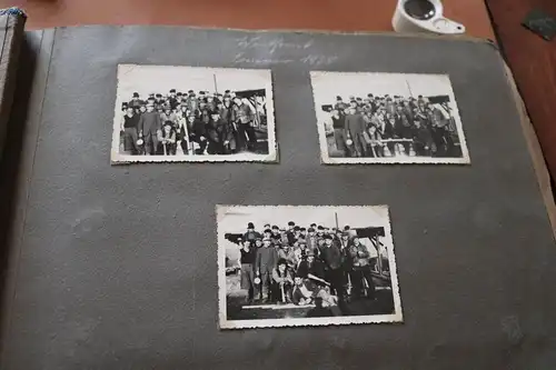 tolles altes Album 222 Fotos, Zimmermann, Westfront 1938, Familie, Soldaten usw