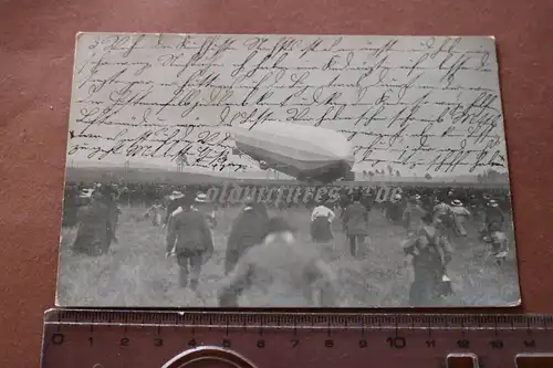 tolle alte Karte - Nürnberg  Landung des Zeppelin III.  1909 ????