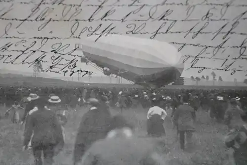 tolle alte Karte - Nürnberg  Landung des Zeppelin III.  1909 ????