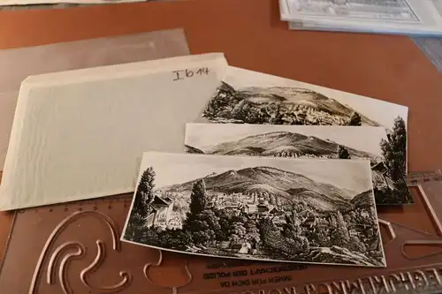 tolles altes Negativ - Ansicht   mir unbekannte Stadt 