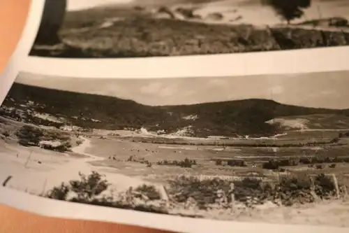 zwei tolle alte Panoramafotos - Süd-Russland ??? Krim Gegend ??? Soldaten