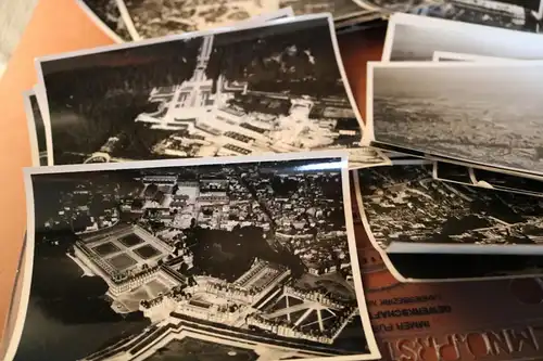 26  vers. alte Luftaufnahmen Frankreich Paris - zerstörte Gebäude , Schloss usw.