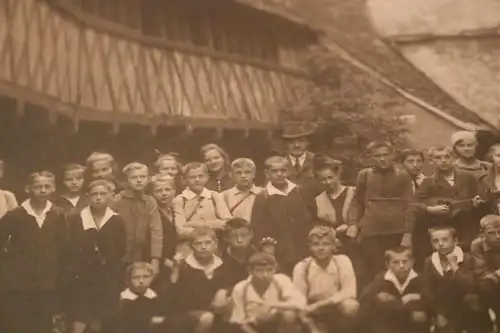 tolles altes Klassenfoto ?? Schulausflug  Ort ?? - 20-30er Jahre ???