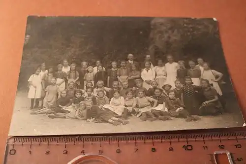 tolles altes Klassenfoto ?? Schulausflug Mädchen  Ort ?? - 20-30er Jahre ???