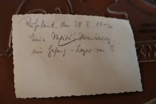 tolles altes Foto - Gefangenenlager Russland 1941 - Veranstaltung 