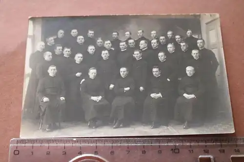 tolles altes Gruppenfoto - Priester - Ausbildung 1910-20 ??