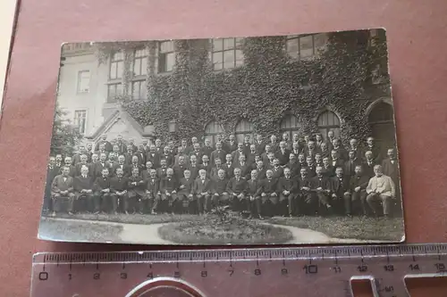 tolles altes Gruppenfoto ältere Herren - Lehrer ??? Dresden 20er Jahre