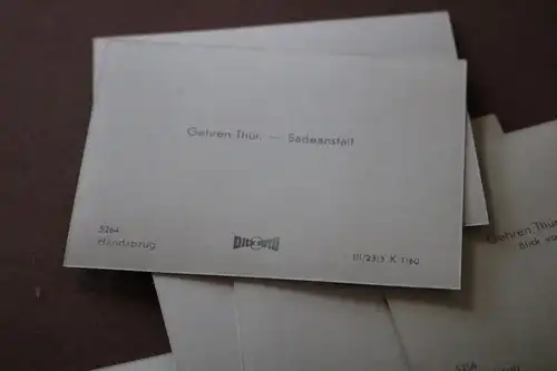 alte Kleinbildserie  Gehren Thüringen Dick Verlag - 8 Stück 