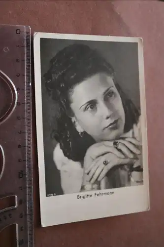 tolles altes Foto - Portrait einer hübschen Frau Brigitte Fehrmann 1950