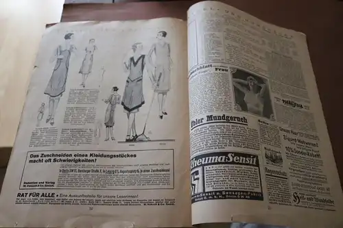 alte Zeitschrift - Für Dich - Vobachs Unterhaltungsblatt 1929/30