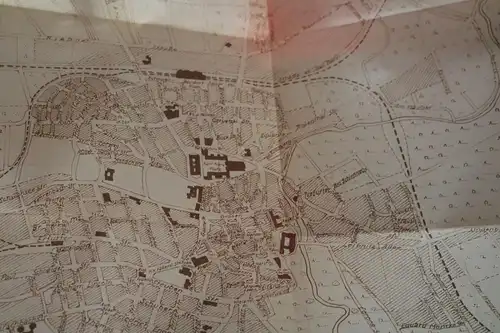alte Strassenkarte der Stadt Weimar vom Rat der Stadt (2)