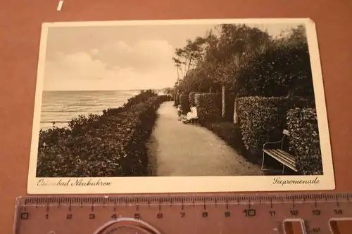 alte Karte-Ostseebad Neukuhren - Seepromenade  1940