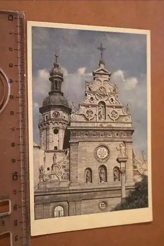 tolle alte Karte - Lemberg Bernhardinerkirche 