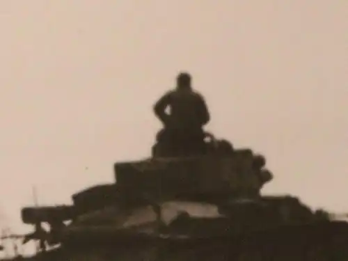  altes Foto - deutsche Panzertruppen - Panzer Turmnummer 435 ??