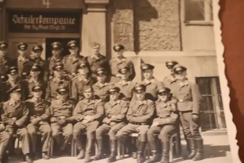 tolles altes Gruppenfoto Schülerkompanie Flugplatz Posen 1939 