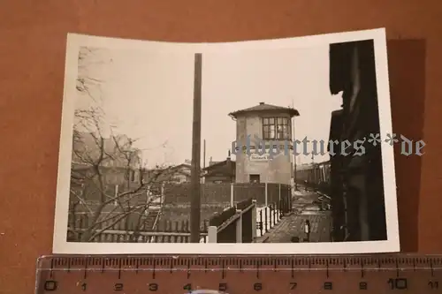 tolles altes Foto - Stellwerk II in Karlsbad 30-40er Jahre