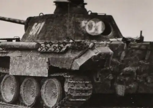 tolles altes Foto Kleinbildserie SdKfz Panther Panzer Turmnummer 501
