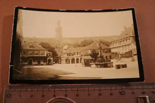 tolles altes Foto - Marktplatz in Weikersheim  20-30er Jahre 