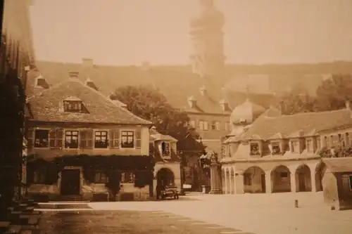 tolles altes Foto - Marktplatz in Weikersheim  20-30er Jahre