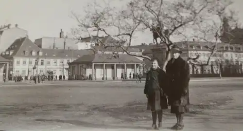 tolles altes Negativ - Stadt Mannheim mit Jesuitenkirche - 30-40er Jahre ?