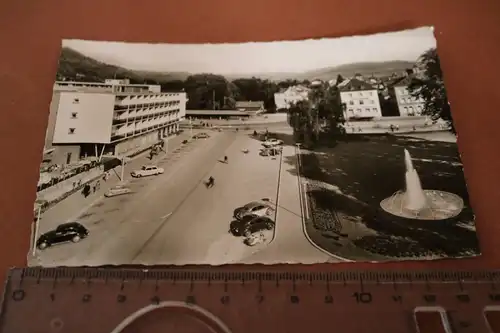 tolle alte Karte-  Reutlingen  Am Listplatz 50-60er Jahre 