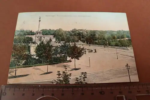 tolle alte Karte - München Friedensdenkmal und Gasteiganlagen 1913