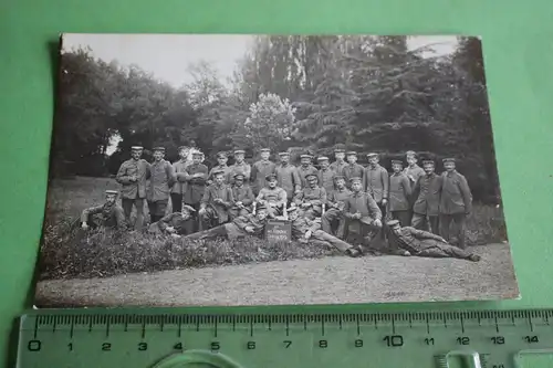tolles altes Gruppenfoto  Soldaten  Erinnerung an die Vogesen Feldzug 1917