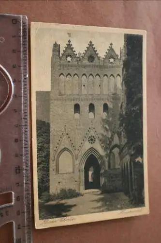 tolle alte Karte -  Kloster Chorin Hauptportal - 30-50er Jahre ?