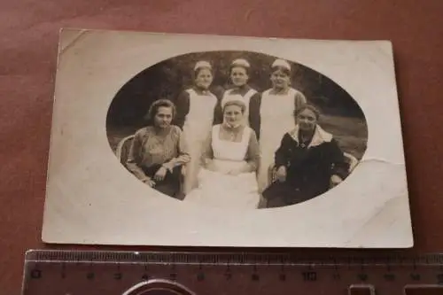 tolles altes Foto - Krankenschwestern - Kreiskrankenhaus Dessau 1918