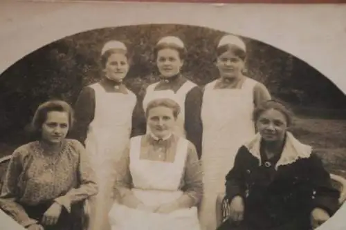 tolles altes Foto - Krankenschwestern - Kreiskrankenhaus Dessau 1918