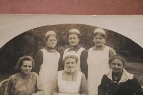 tolles altes Foto - Krankenschwestern - Kreiskrankenhaus Dessau 1918