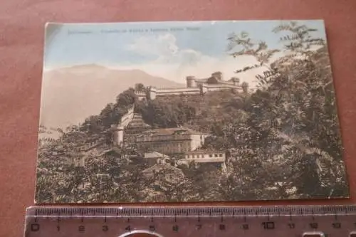 tolle alte Karte - Bellinzona Castello di Svitto e Istituto  Santa Maria  1912