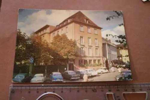 tolle alte  Karte - Lämmle Hotel in Würzburg 60er Jahre