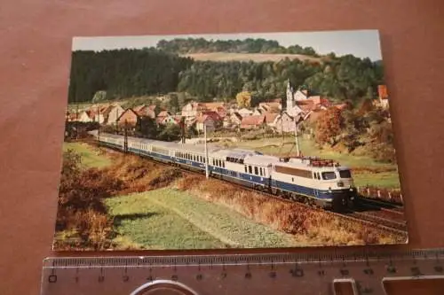 tolle alte  Passagierzug Rheinpfeil im Spessart 70-80er Jahre ?