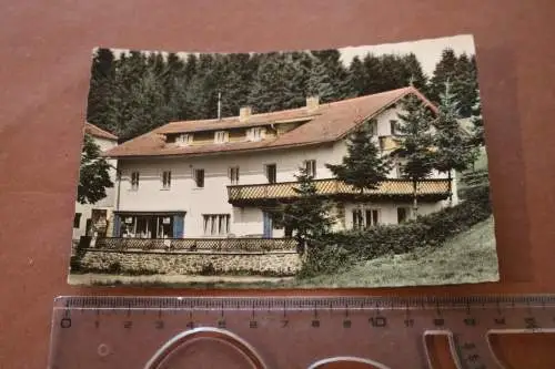 tolle alte  Karte - Bäckerei, Pension und Cafe Silberbauer  Lohberg, Bayr. Wald 