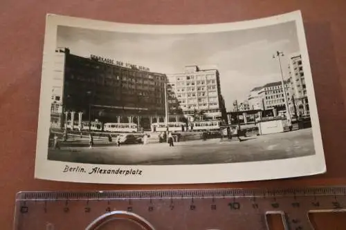 tolle alte  Karte - Berlin Alexanderplatz 1956